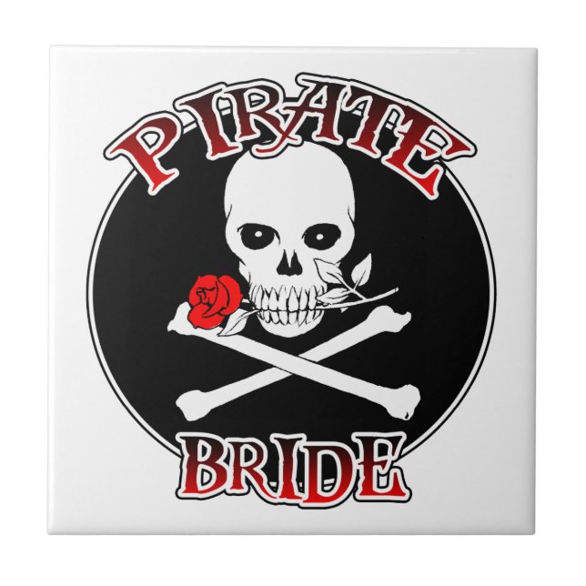 Pirate Bride Fliese (Vorderseite)