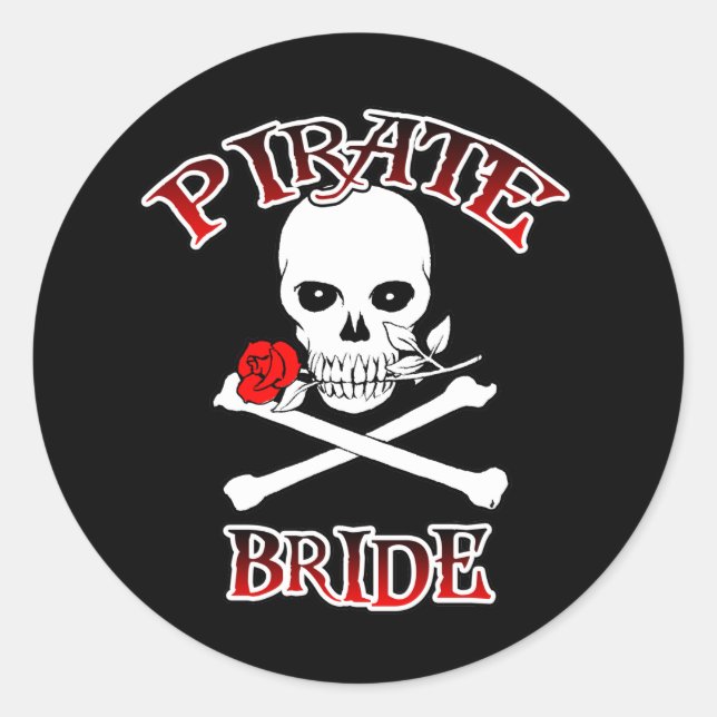 Pirate Bride Sticker (Vorderseite)