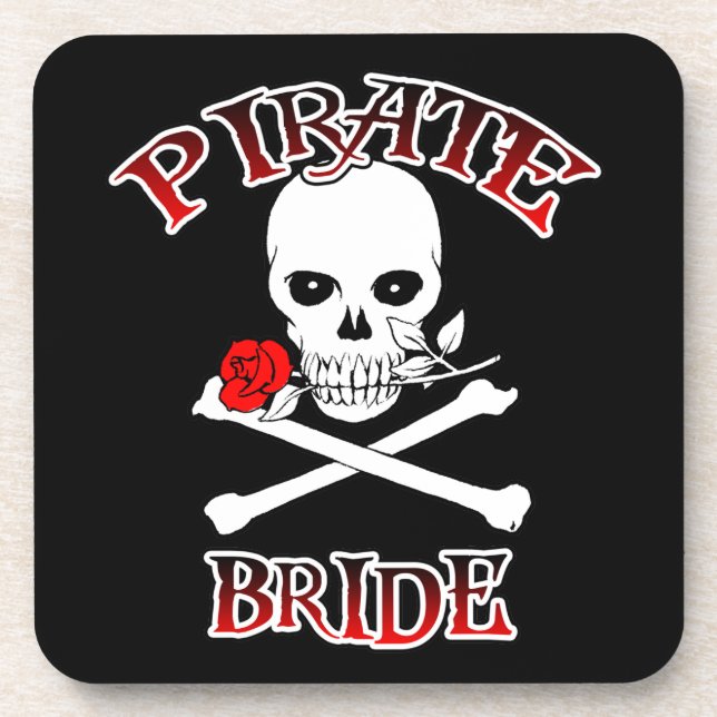 Pirate Bride Untersetzer (Vorderseite)