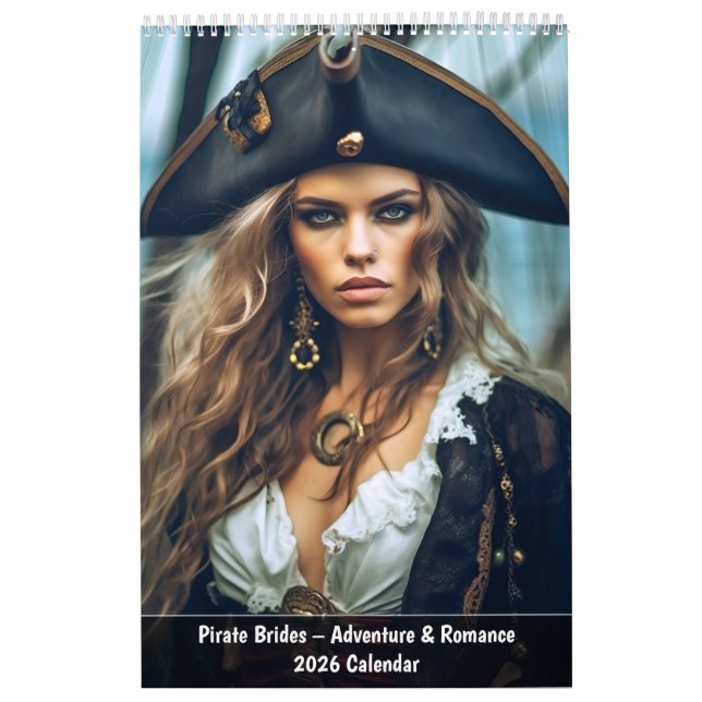 Pirate Brides – Adventure & Romance 2026 Calendar Kalender (Titelbild)