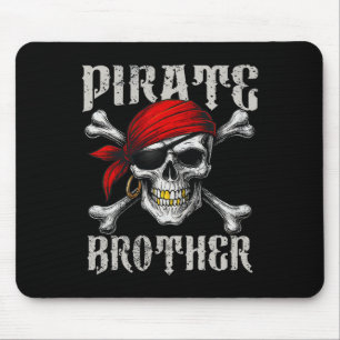 Pirate Brother Piratenflagge Flag und Skull Crossb Mousepad