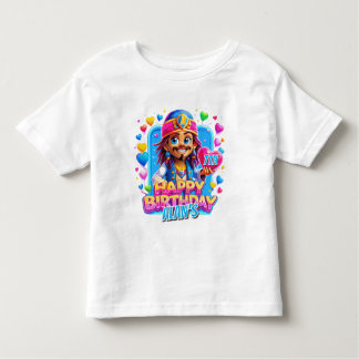 Pirate Captain Birthday Kids Geschenke Illustratio Kleinkind T-shirt