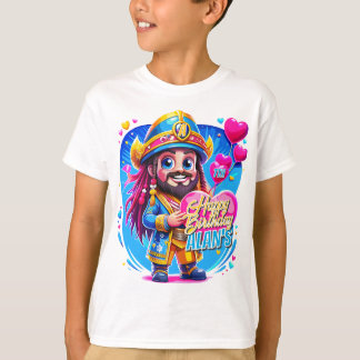 Pirate Captain Birthday Kids Geschenke Illustratio T-Shirt
