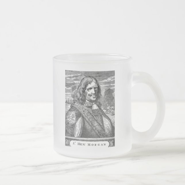Pirate Captain Morgan Mattierte Tasse (Rechts)