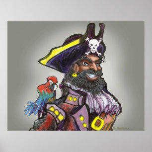 Pirate Captain Poster