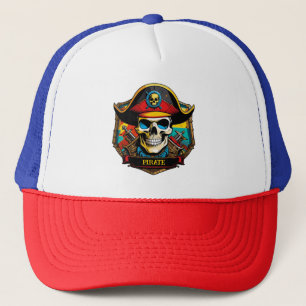 Pirate Captain Trucker Hat Truckerkappe