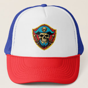 Pirate Captain Trucker Hat Truckerkappe