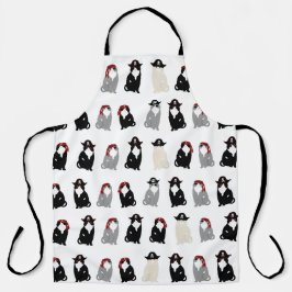 Pirate Cat Allover Print Schürze