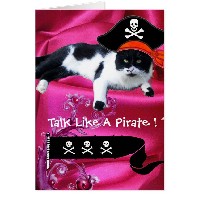 PIRATE CAT, sprechen wie ein Piratentag (Vorne)