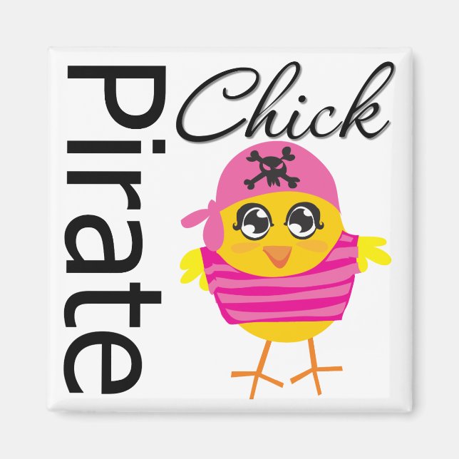 Pirate Chick Magnet (Vorne)
