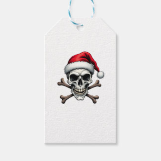 Pirate Christmas Skull & Crossbones Santa Hat. Got Geschenkanhänger