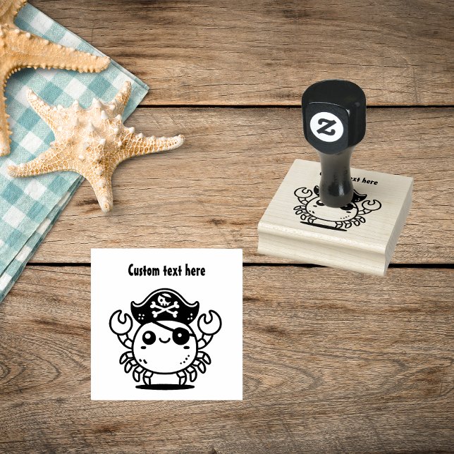 Pirate Crab Gummistempel (Von Creator hochgeladen)