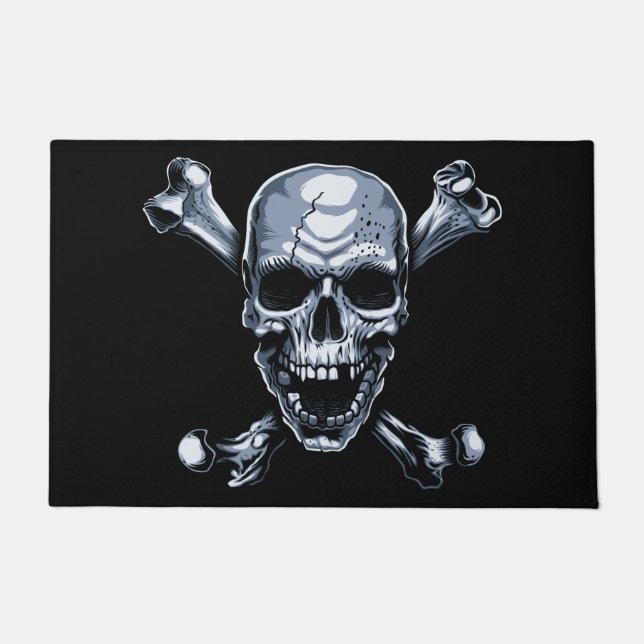 Pirate Cross Bones Doormat Fußmatte (Vorderseite)