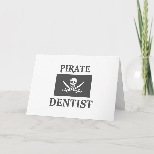 Pirate Dentist Karte (Vorderseite)