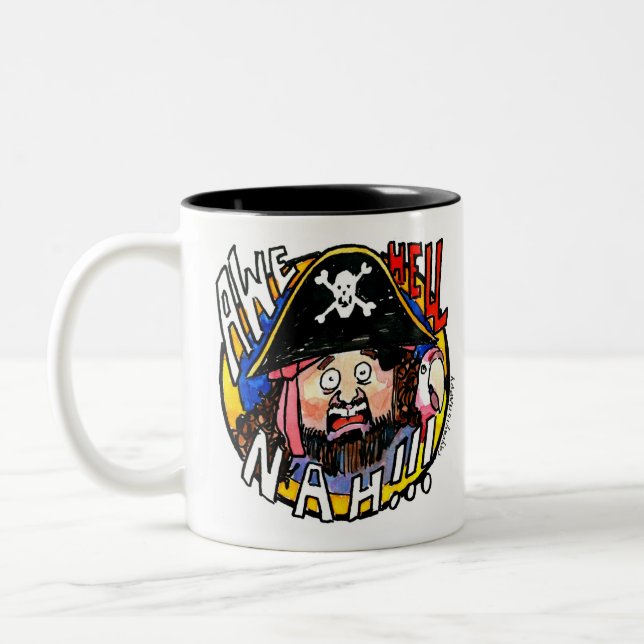 Pirate Dick Zweifarbige Tasse (Links)