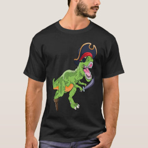 Pirate Dinosaur Rex Pirate Kids Boys T-Shirt