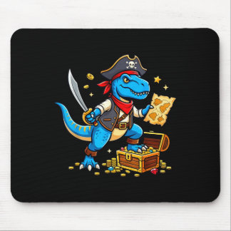 Pirate dinosaur t rex boys girls kids funny mousepad