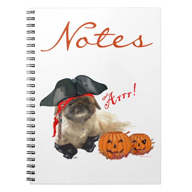 Pirate Doggie Notizblock (Vorderseite)