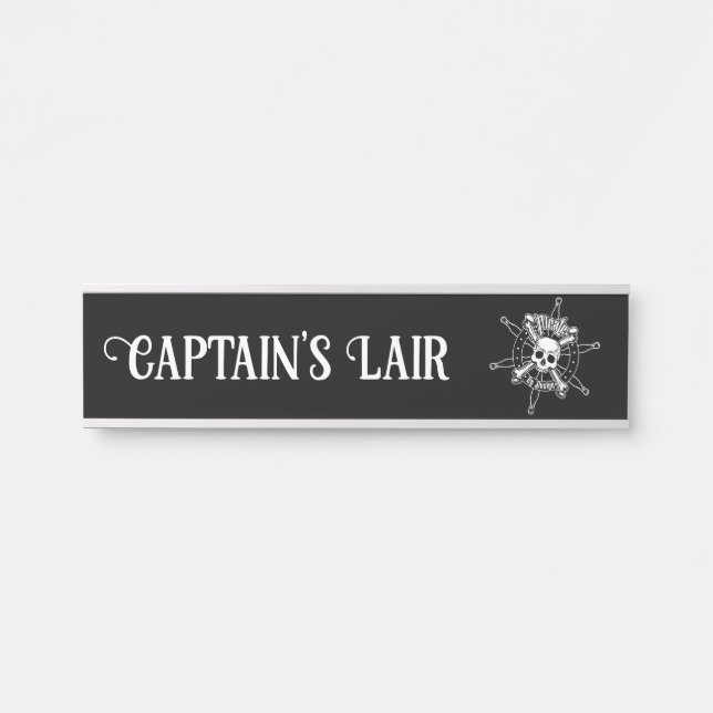 Pirate Door Sign Türschild (Vorderseite )