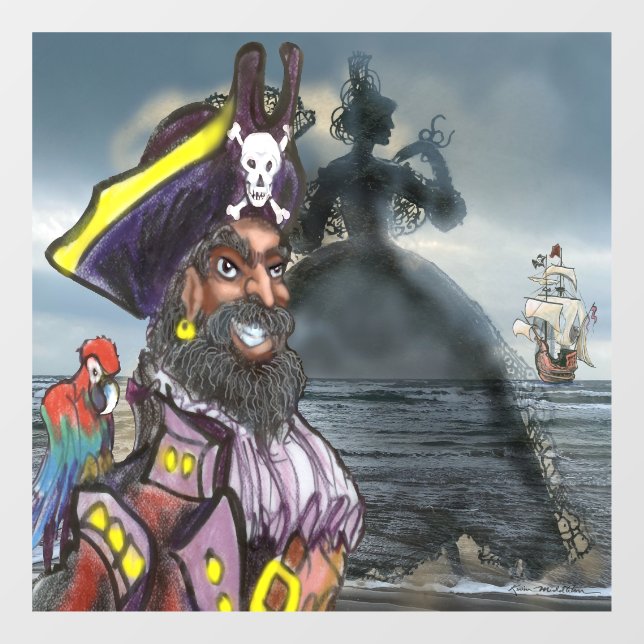 Pirate Dream Window Cloning Fensteraufkleber (Blatt)