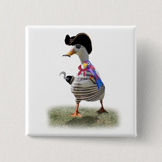 Pirate Duck Button (Vorderseite)