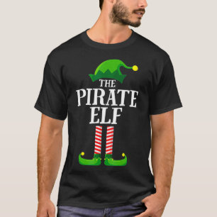 Pirate Elf Matching Family Group Weihnachts-Party  T-Shirt