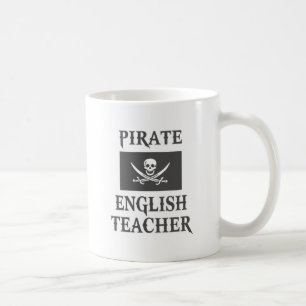 Pirate English Teacher Kaffeetasse