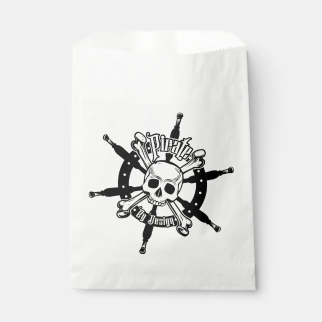 Pirate Favor Tasche Geschenktütchen (Vorderseite)