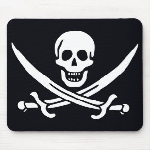 Pirate Flag Jack Rackham Mousepad