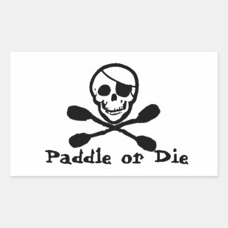 Pirate Flag Kayak Sticker