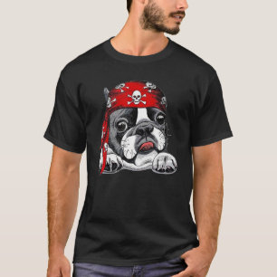 Pirate French Bull dog Liebe oder Vater Mama Boy G T-Shirt