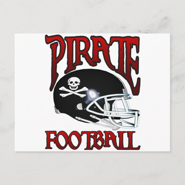 PIRATE-FUSSBALL POSTKARTE (Vorderseite)