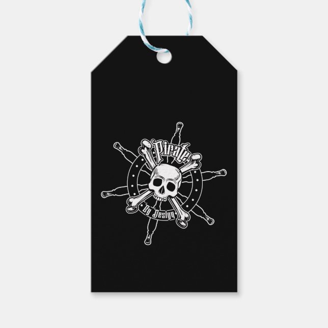 Pirate Gift Tag Geschenkanhänger (Vorderseite)