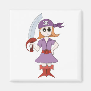 Pirate Girl Magnet
