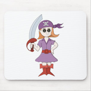 Pirate Girl Mousepad