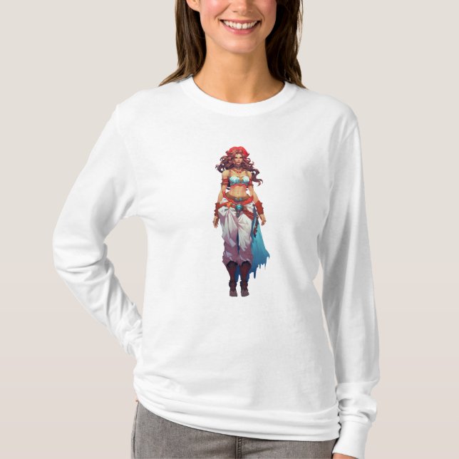 Pirate Girl T-Shirt (Vorderseite)