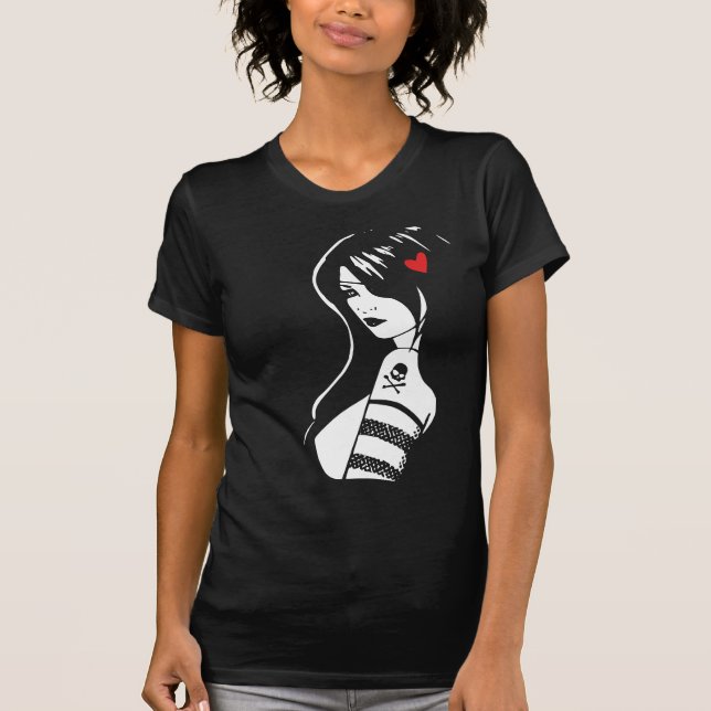 Pirate Girl T - Shirt (Vorderseite)