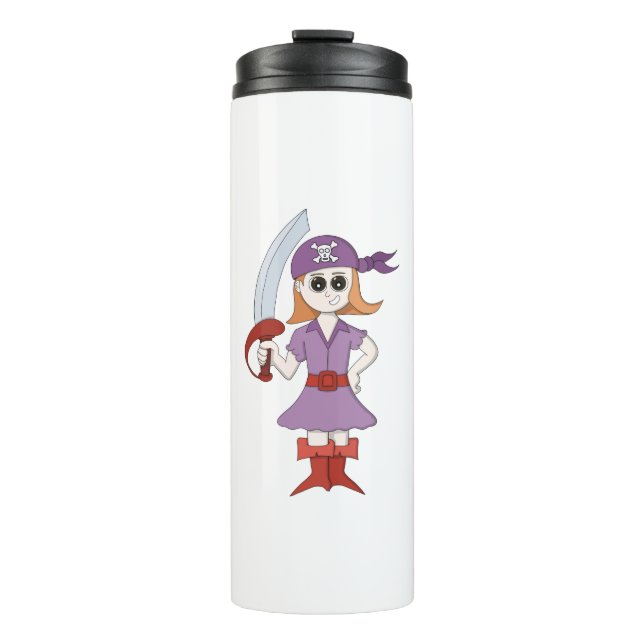 Pirate Girl Thermosbecher (Vorderseite)
