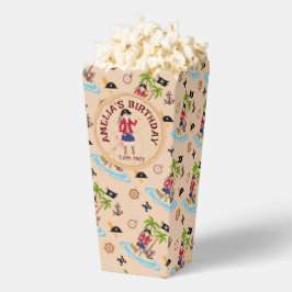 Pirate Girl Treasure Karte Geburtstagsparty Geschenkschachtel