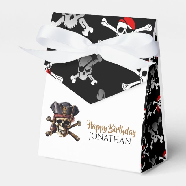 Pirate Gold Birthday Fevor Box Geschenkschachtel (Vorderseite)