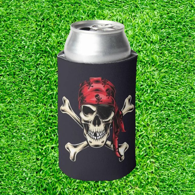 Pirate Golf Cooler Dosenkühler (Tee Time for Treasure!)