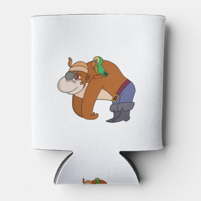 Pirate Gorilla Dosenkühler (Vorderseite)