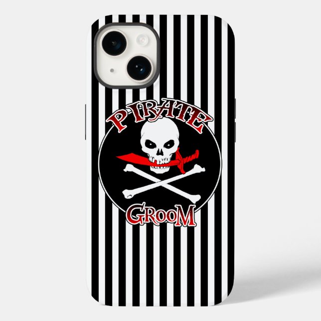 Pirate Groom iPhone 12 Fall Case-Mate iPhone Hülle (Rückseite)