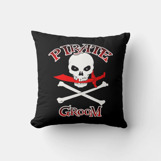 Pirate Groom Pillow Kissen (Vorderseite)