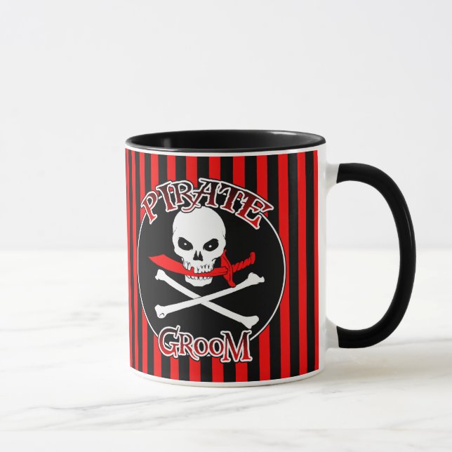 Pirate Groom Tasse (Rechts)