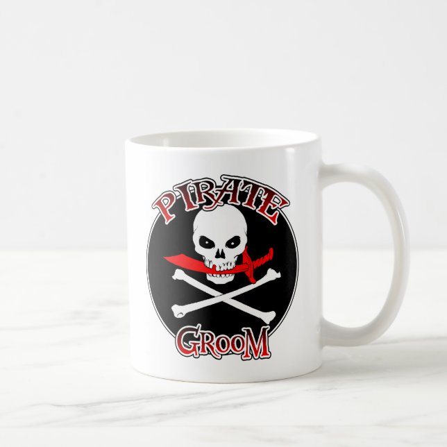 Pirate Groom Tasse (Rechts)