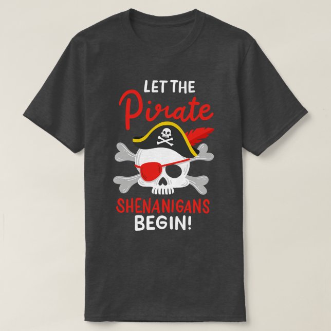 Pirate Halloween Pirate T-Shirt (Design vorne)