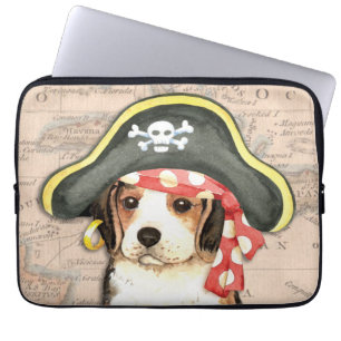 Pirate Hat Beagle Laptopschutzhülle