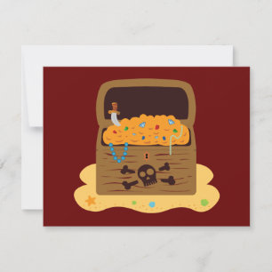Pirate Hintern Schatztruhe