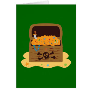 Pirate Hintern Schatztruhe